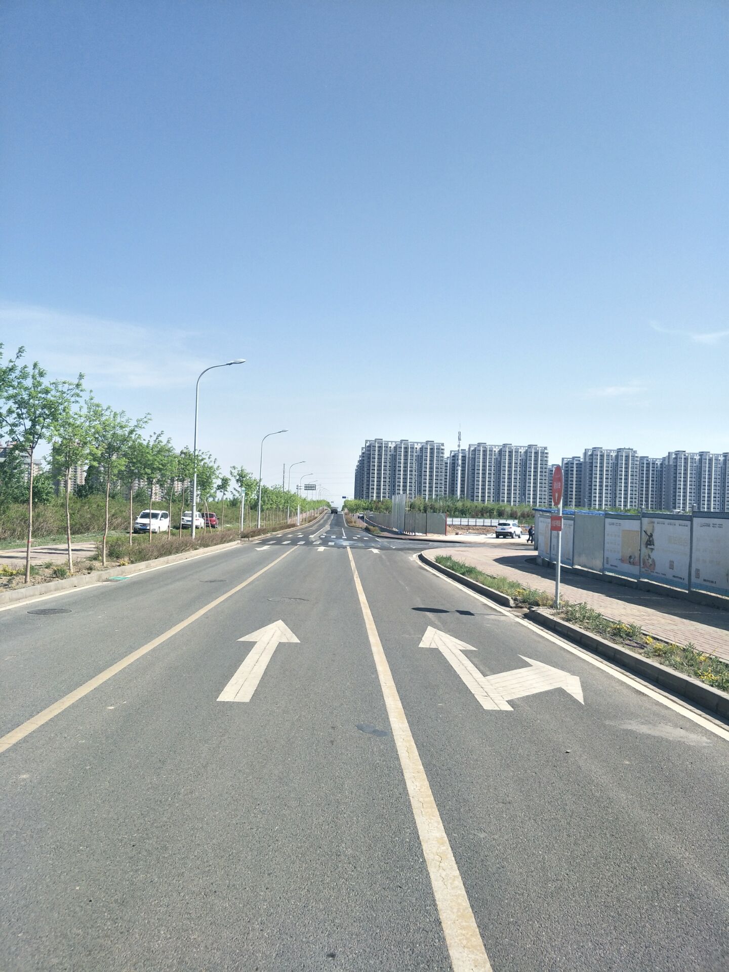 新疆维泰开发建设（集团）股份有限公司承建“乌鲁木齐经济技术开发区（头屯河区）二号台地西一路（工业大道-创业东路、南二路-工业大道）”实景图1